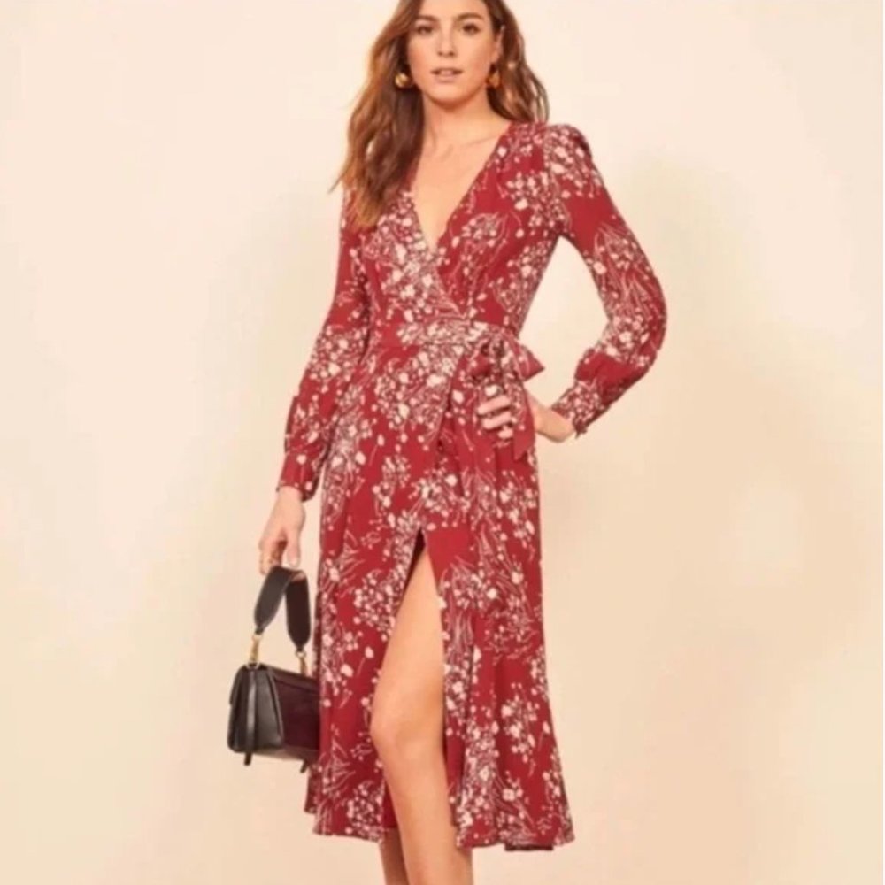 Reformation Susana Dress Bryce XS